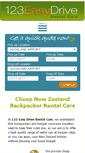 Mobile Screenshot of 123easydriverentalcars.co.nz